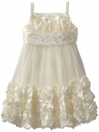 Bonnie Jean Girls 2-6X Mesh Bubble Dress With Bonaz Trim Bonnie Jean Girls 2-6X Mesh Bubble Dress With Bonaz Trim