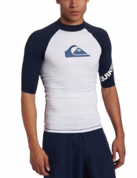 Quiksilver Men's All Time Short Sleeve Rashguard Quiksilver Men's All Time Short Sleeve Rashguard