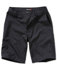 Take a walk in this dressy walk short by Quiksilver. Take a walk in this dressy walk short by Quiksilver.