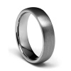 6mm Domed Cobalt Free Tungsten Carbide COMFORT-FIT Wedding Band Ring for Men and Women (Size 5 to 15)