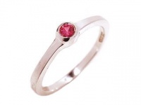 Sterling Silver Pink Sapphire Stacking Rings Size 6.25 Ct.tw 0.30 Sterling Silver Pink Sapphire Stacking Rings Size 6.25 Ct.tw 0.30