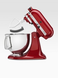 A coated metal beater with a flexible edge for greater scraping performance and thorough ingredient incorporation. Fits 4.5- and 5-quart tilt-head stand mixer bowlsImported A coated metal beater with a flexible edge for greater scraping performance and thorough ingredient incorporation. Fits 4.5- and 5-quart tilt-head stand mixer bowlsImported