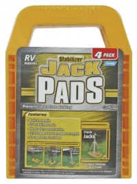 Camco 44595 RV Stabilizer Jack Pad - Pack of 4 Camco 44595 RV Stabilizer Jack Pad - Pack of 4