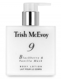 An evocative, luxurious layer of one of Trish's best-selling fragrance infused with conditioning, skin-nourishing ingredients. Luxurious, lightweight body lotion keeps skin silky smooth and scented for hours. 5 oz. An evocative, luxurious layer of one of Trish's best-selling fragrance infused with conditioning, skin-nourishing ingredients. Luxurious, lightweight body lotion keeps skin silky smooth and scented for hours. 5 oz.