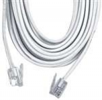 GE TL96119 Phone Line Cord (25 ft, White, 4-conductor) GE TL96119 Phone Line Cord (25 ft, White, 4-conductor)