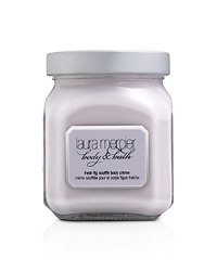 Just as milk nourishes your body, the active ingredients in Laura Mercier's Soufflé Body Crème instantly nourish your skin. This silky smooth crème, with its lightly whipped feel and delicious Fresh Fig scent, enriches the skin with much-deserved Vitamin A, C and E derivatives. Grape Seed, Macadamia Nut and Rice Bran Oil condition the skin while Fig Extract and Honey offer soothing benefits. Sweet Almond and Rice Proteins, along with Pro-Vitamin B-5 provide moisture balance and protection. For skin that deserves the ultimate luxury, indulge in this luscious Body Crème. Just as milk nourishes your body, the active ingredients in Laura Mercier's Soufflé Body Crème instantly nourish your skin. This silky smooth crème, with its lightly whipped feel and delicious Fresh Fig scent, enriches the skin with much-deserved Vitamin A, C and E derivatives. Grape Seed, Macadamia Nut and Rice Bran Oil condition the skin while Fig Extract and Honey offer soothing benefits. Sweet Almond and Rice Proteins, along with Pro-Vitamin B-5 provide moisture balance and protection. For skin that deserves the ultimate luxury, indulge in this luscious Body Crème.