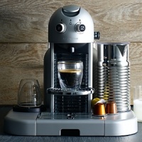 Utilizing compact brewing and capsule technology, Nespresso's Gran Maestria espresso maker makes making lattes and cappuccinos quick and easy. Utilizing compact brewing and capsule technology, Nespresso's Gran Maestria espresso maker makes making lattes and cappuccinos quick and easy.