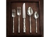 Crafted by the masters, this rich collection makes dining an art form.Long acknowledged as Italy's master silversmith, Ricci crafts its stainless collections with the same meticulous precision. Each piece is patterned on both sides for seamless presentation. Dishwasher safe stainless steel.5 Piece Place Setting includes: Dinner Knife, Dinner Fork, Salad Fork, Soup Spoon and Teaspoon5 Piece Hostess Set includes: Pierced Tablespoon, Tablespoon, Butter Knife, Meat Fork and Sugar Spoon 2 Piece Serving Set includes: Serving Spoon and Serving Fork