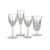Legendary Waterford is the only crystal maker in the world that promises never to discontinue a pattern. Araglin is one of Waterfords most popular and traditional patterns, in brilliantly-cut clear crystal.Shown from left to right: 10 oz Goblet, 6 oz Contemporary Champagne, 6 oz Claret. Legendary Waterford is the only crystal maker in the world that promises never to discontinue a pattern. Araglin is one of Waterfords most popular and traditional patterns, in brilliantly-cut clear crystal.Shown from left to right: 10 oz Goblet, 6 oz Contemporary Champagne, 6 oz Claret.