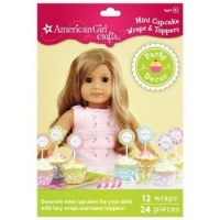 American Girl Crafts Mini Cupcake Wraps And Picks American Girl Crafts Mini Cupcake Wraps And Picks