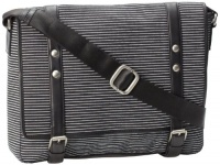 John Varvatos Star USA Men's Spring Stripe East/West Messenger John Varvatos Star USA Men's Spring Stripe East/West Messenger
