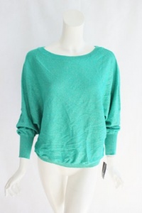INC International Concepts Womens Petite Teal Kiss Boho Sweater PL INC International Concepts Womens Petite Teal Kiss Boho Sweater PL