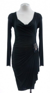 Bailey 44 Black 'Another One Bites The Dust' Cowl Neck Dress X-Small Bailey 44 Black 'Another One Bites The Dust' Cowl Neck Dress X-Small