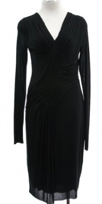 Bailey 44 Black 'Indie 500' Pleated Long Sleeve Jersey Dress Medium Bailey 44 Black 'Indie 500' Pleated Long Sleeve Jersey Dress Medium