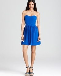 This Aqua dress is sure to brighten your mood thanks to the bold cobalt hue. The back reveals a cutout detail and bow tie closure for a dose of sweet and sassy. This Aqua dress is sure to brighten your mood thanks to the bold cobalt hue. The back reveals a cutout detail and bow tie closure for a dose of sweet and sassy.