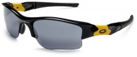 Oakley Men's Flak Jacket LIVESTRONG XLJ Sunglasses,Jet Black Frame/Black Lens,one size