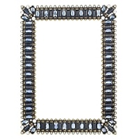 Give favorite photos the artful presentation they deserve. This cast-pewter frame from Olivia Riegel is embellished with sparkling hand-set Swarovski® crystals, sapphire-colored glass gems, blue cat's eye and faux pearls. Give favorite photos the artful presentation they deserve. This cast-pewter frame from Olivia Riegel is embellished with sparkling hand-set Swarovski® crystals, sapphire-colored glass gems, blue cat's eye and faux pearls.