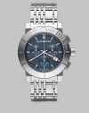 Burberry Watch, Men's Swiss Chronograph Stainless Steel Bracelet 22mm Bu2308