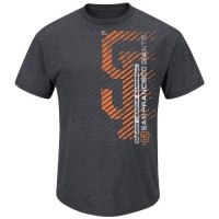 MLB San Francisco Giants Batting Champion T-Shirt, Charcoal Heather MLB San Francisco Giants Batting Champion T-Shirt, Charcoal Heather