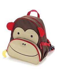 Whimsical details and durable materials make this the perfect pack for kids on-the-go. Easily holds all supplies your preschooler might need for a busy day of work and play, and the mesh side pocket adjusts to fit a juice box, sippy cup or water bottle. Whimsical details and durable materials make this the perfect pack for kids on-the-go. Easily holds all supplies your preschooler might need for a busy day of work and play, and the mesh side pocket adjusts to fit a juice box, sippy cup or water bottle.
