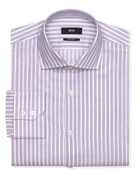 This crisp cotton layer from BOSS Black brings your dress attire to new levels of clarity and sophistication. This crisp cotton layer from BOSS Black brings your dress attire to new levels of clarity and sophistication.