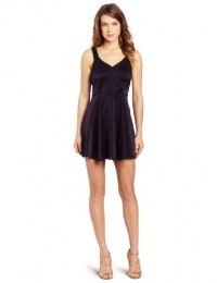 BCBGeneration Women's Seamed Skirt Dress, Dark Violet, 0 BCBGeneration Women's Seamed Skirt Dress, Dark Violet, 0