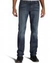 7 For All Mankind Men's Slimmy Slim Straight Leg Jean in New York Dark,New York Dark, 32