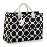 Mud Pie Black Ring Around Essential Tote Mud Pie Black Ring Around Essential Tote
