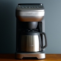 The YouBrew™ is the first coffee maker that tailors the brew for a cup, travel mug or carafe. You pick your beans and roast, your brew strength and your flavor profile, then select your cup size or carafe. Breville's Brew IQ™ System takes care of the rest, ensuring the right amount of coffee is dosed with the right amount of water at the optimum temperature. A top-fill water tank ensures easy filling and a swing-out door allows for convenient access to the removable coffee basket for easy cleaning. The YouBrew™ is the first coffee maker that tailors the brew for a cup, travel mug or carafe. You pick your beans and roast, your brew strength and your flavor profile, then select your cup size or carafe. Breville's Brew IQ™ System takes care of the rest, ensuring the right amount of coffee is dosed with the right amount of water at the optimum temperature. A top-fill water tank ensures easy filling and a swing-out door allows for convenient access to the removable coffee basket for easy cleaning.