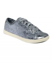 Super shine. With ribbon laces and a contrasting rubber sole, DKNY's Active Blair sneakers look great with just about everything. Super shine. With ribbon laces and a contrasting rubber sole, DKNY's Active Blair sneakers look great with just about everything.