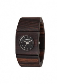 Vestal Women's RWS3W01 Rosewood Slim Real Wood Ebony Bangle Watch Vestal Women's RWS3W01 Rosewood Slim Real Wood Ebony Bangle Watch