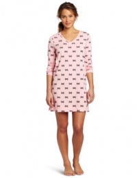 Dearfoams Women's Sweetheart V-Neck Sleepshirt Dearfoams Women's Sweetheart V-Neck Sleepshirt