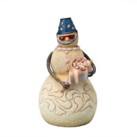 Jim Shore Heartwood Creek Beach Snowman Holding Seashell Figurine, 9-1/4 Inches Jim Shore Heartwood Creek Beach Snowman Holding Seashell Figurine, 9-1/4 Inches