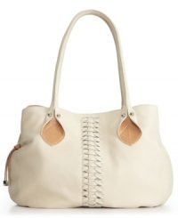 Polished and professional, yet casual enough for every day. This Giani Bernini Swagger Bag features gorgeous woven detailing at center and a convenient double zip main compartment. Polished and professional, yet casual enough for every day. This Giani Bernini Swagger Bag features gorgeous woven detailing at center and a convenient double zip main compartment.