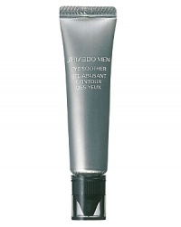 Shiseido Men Eye Soother. A cooling gel that brings new vitality to eye area skin aged by the environment, computer strain or insufficient hydration. Reduces signs of fatigue such as dark circles and fine lines. Gives immediate and long-lasting hydrating benefits and soothing treatment. Contains Vitamin C and E derivatives. Recommended for all skin types. Use daily. Shiseido Men Eye Soother. A cooling gel that brings new vitality to eye area skin aged by the environment, computer strain or insufficient hydration. Reduces signs of fatigue such as dark circles and fine lines. Gives immediate and long-lasting hydrating benefits and soothing treatment. Contains Vitamin C and E derivatives. Recommended for all skin types. Use daily.