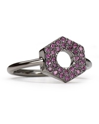 Haute hardware: this MARC BY MARC JACOBS bolt-topped ring takes its cool cues from the tool chest. Haute hardware: this MARC BY MARC JACOBS bolt-topped ring takes its cool cues from the tool chest.