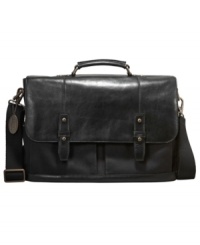 Send the message that you can be practical without stinting on style. Dillon Messenger Bag from Fossil with sleek exterior and concealed pockets aplenty. Send the message that you can be practical without stinting on style. Dillon Messenger Bag from Fossil with sleek exterior and concealed pockets aplenty.