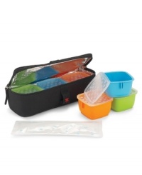 On the go meals are a snap with the Skip Hop Bento mealtime kit featuring versatile, easy to use CLIX containers! On the go meals are a snap with the Skip Hop Bento mealtime kit featuring versatile, easy to use CLIX containers!