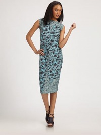 Vintage-inspired florals piece together in this patchwork shift crafted from a sumptuous silk and linen blend.BoatneckSleevelessFlat frontCenter back zipperVented hemAbout 30 from natural waistBody: silk; patching: 80% silk/20% linenDry cleanMade in USA of imported fabricModel shown is 5'10 (177cm) wearing US size 4. Vintage-inspired florals piece together in this patchwork shift crafted from a sumptuous silk and linen blend.BoatneckSleevelessFlat frontCenter back zipperVented hemAbout 30 from natural waistBody: silk; patching: 80% silk/20% linenDry cleanMade in USA of imported fabricModel shown is 5'10 (177cm) wearing US size 4.