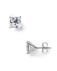 The martini setting is ultra chic this season, and Crislu makes it beautiful on these stud earrings.
