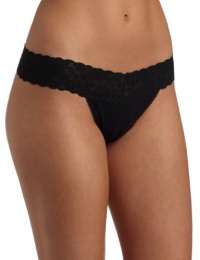 On Gossamer Women's Fabulace Thong,Black,One Size On Gossamer Women's Fabulace Thong,Black,One Size