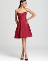 Z Spoke by Zac Posen's strapless dress lends a coquettish look with a form-fitting, flared-skirt silhouette.