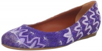 Missoni Women's TM 32 Ballet Flat,Purple,37.5 EU/7.5 M US