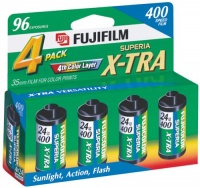 Fujifilm 1014258 Superia X-TRA 400 35mm Film - 4 Pack Fujifilm 1014258 Superia X-TRA 400 35mm Film - 4 Pack