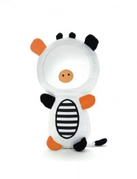 Skip Hop Funky Farmyard Squeak and Rattle Funny Face Cow Mirror Skip Hop Funky Farmyard Squeak and Rattle Funny Face Cow Mirror