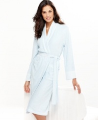 Feel the softness all over. Charter Club's boucle terry wrap features super soft lining inside. Feel the softness all over. Charter Club's boucle terry wrap features super soft lining inside.