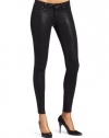 Rich & Skinny Women's Legacy Leather Look Black Jean