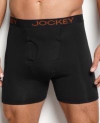 From Jockey's Classic Stretch Collection: A two-pack of stylish Boxer Briefs in cotton with 10 percent spandex added for increased comfort stretch. From Jockey's Classic Stretch Collection: A two-pack of stylish Boxer Briefs in cotton with 10 percent spandex added for increased comfort stretch.