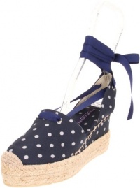 Ralph Lauren Collection Women's Uma Espadrille,Navy/Cream,8 M US Ralph Lauren Collection Women's Uma Espadrille,Navy/Cream,8 M US