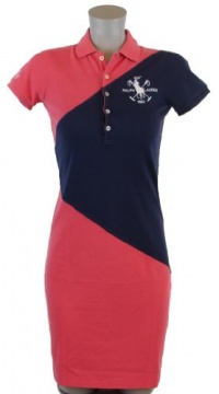 Ralph Lauren Sport Womens Big Pony Polo Shirt Dress - S - Red/Navy Ralph Lauren Sport Womens Big Pony Polo Shirt Dress - S - Red/Navy